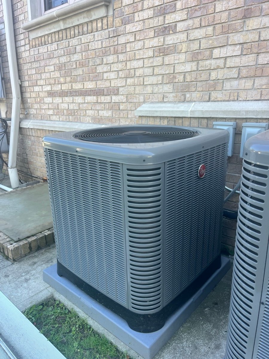 New central AC unit installed by MT Refrigeration